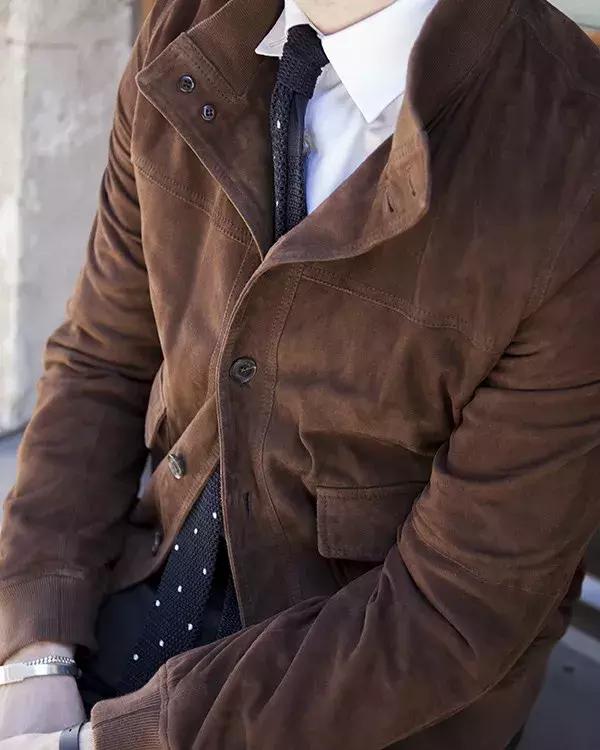 夹克衬衫领带配什么裤子,夹克领带图片大全