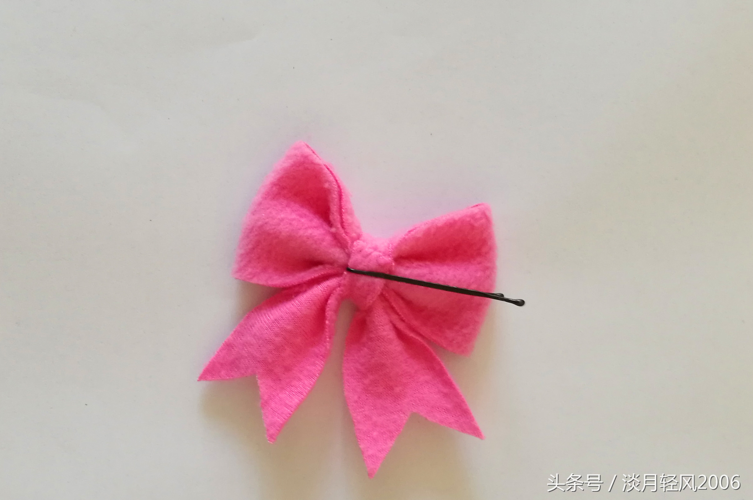 制作蝴蝶结发饰手工教程儿童,蝴蝶结发饰手工制作教程