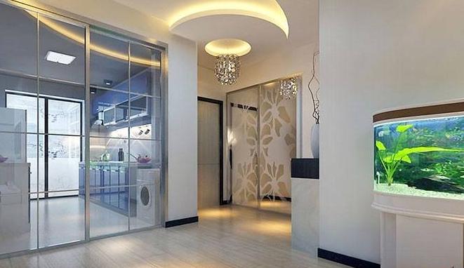 进门有鱼缸的风水好不好,装修进门见鱼缸好不好