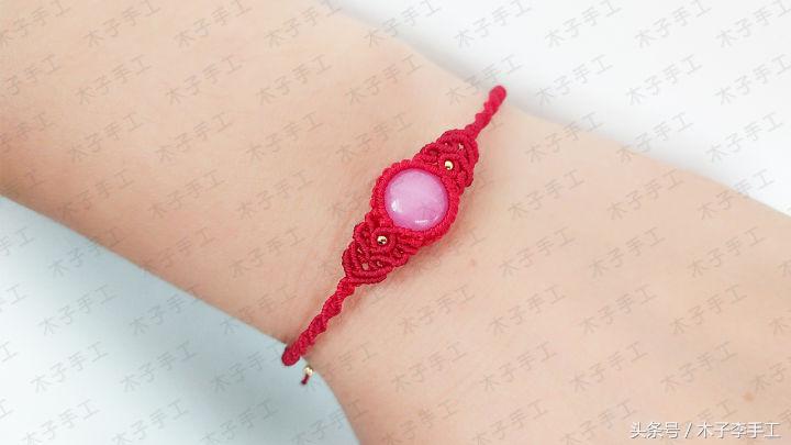 用红绳做闺蜜手链,自己编红绳手链视频