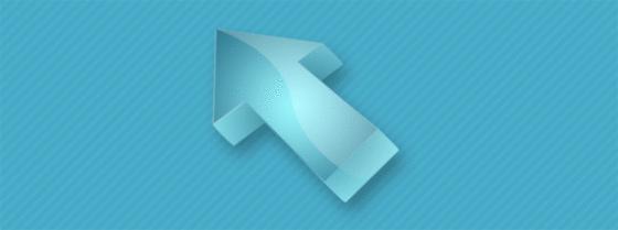 ps制作3d立体箭头,ps教程photoshop小程序