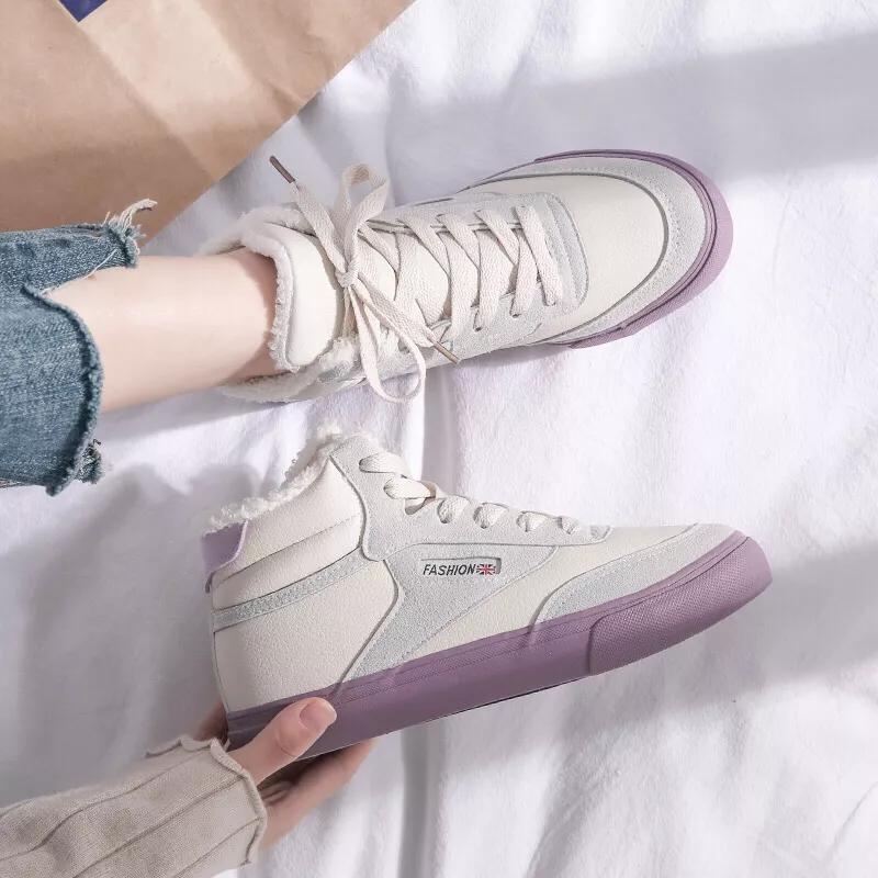 冬季加绒小白鞋加厚百搭,秋冬加绒小白鞋推荐