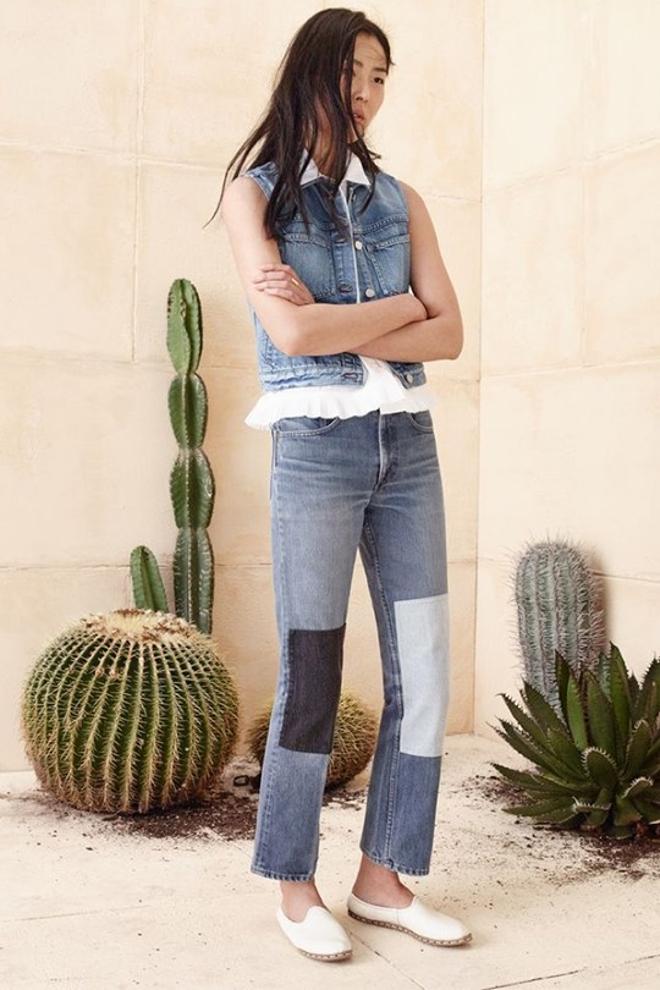 刘雯风波之后第一次出镜，Madewell春夏系列，演绎低调时尚