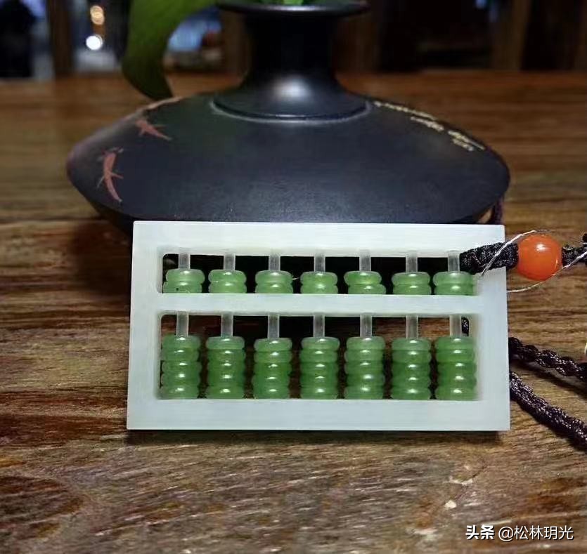 玉石算盘雕刻步骤图,玉石雕刻之算盘寓意