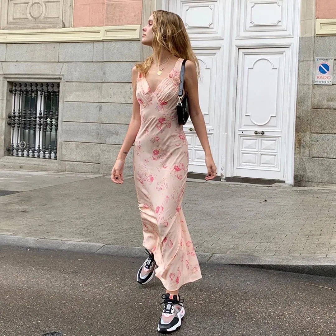 时髦又显气质的裙子,今年最流行的透气睡裙碎花裙