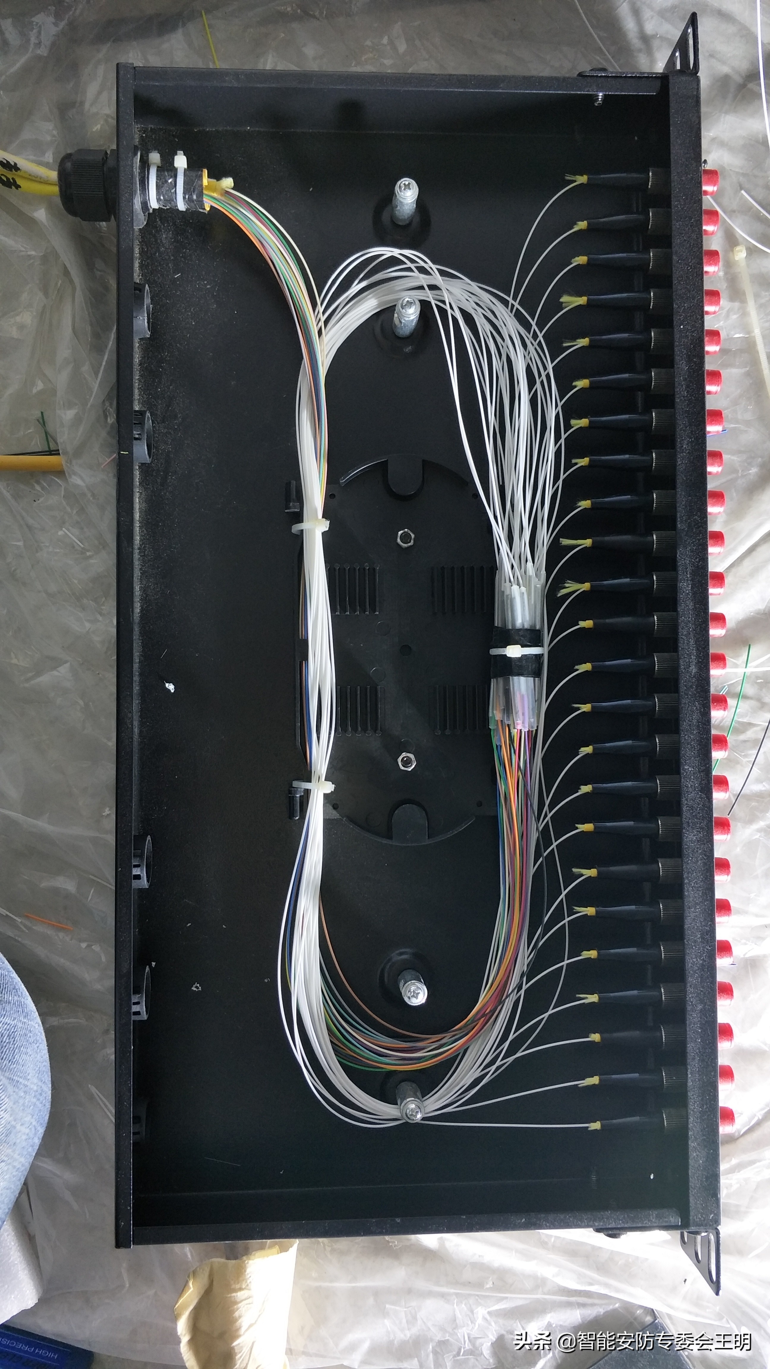 新型光纤熔接施工案例,风电场光纤熔接图纸