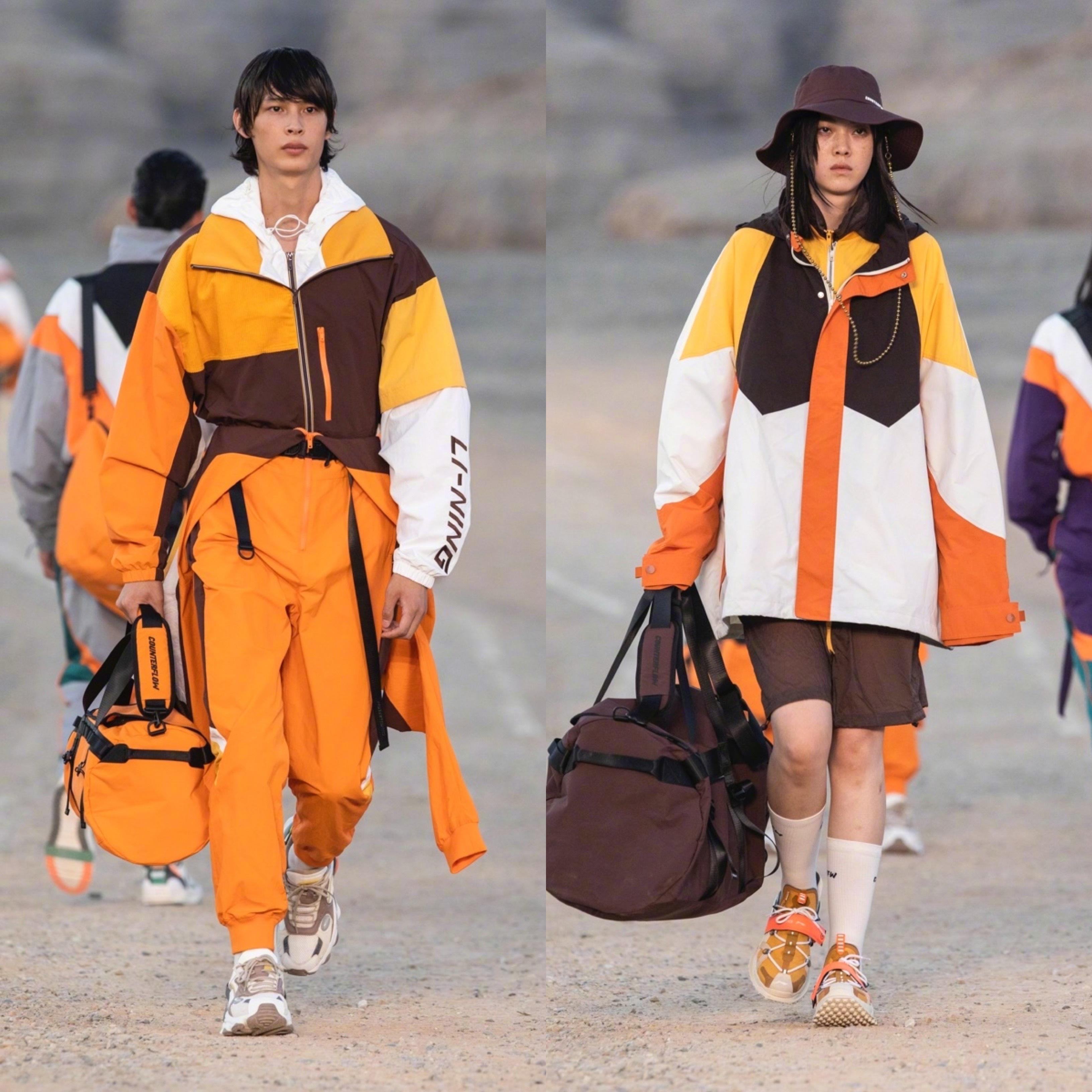 李宁首次亮相时装周,李宁展示衣服