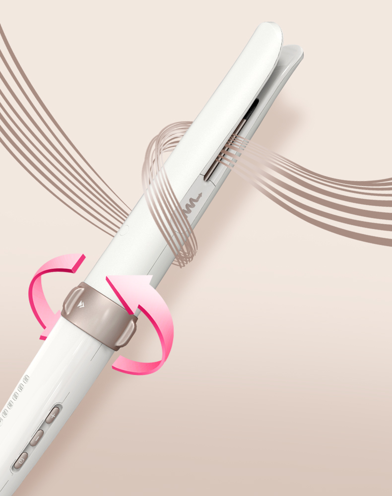 自动卷发棒太适合手残的小仙女了,短发懒人自动卷发棒