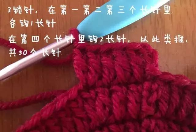 给宝宝钩帽子新年大红色,给宝宝钩太阳帽子