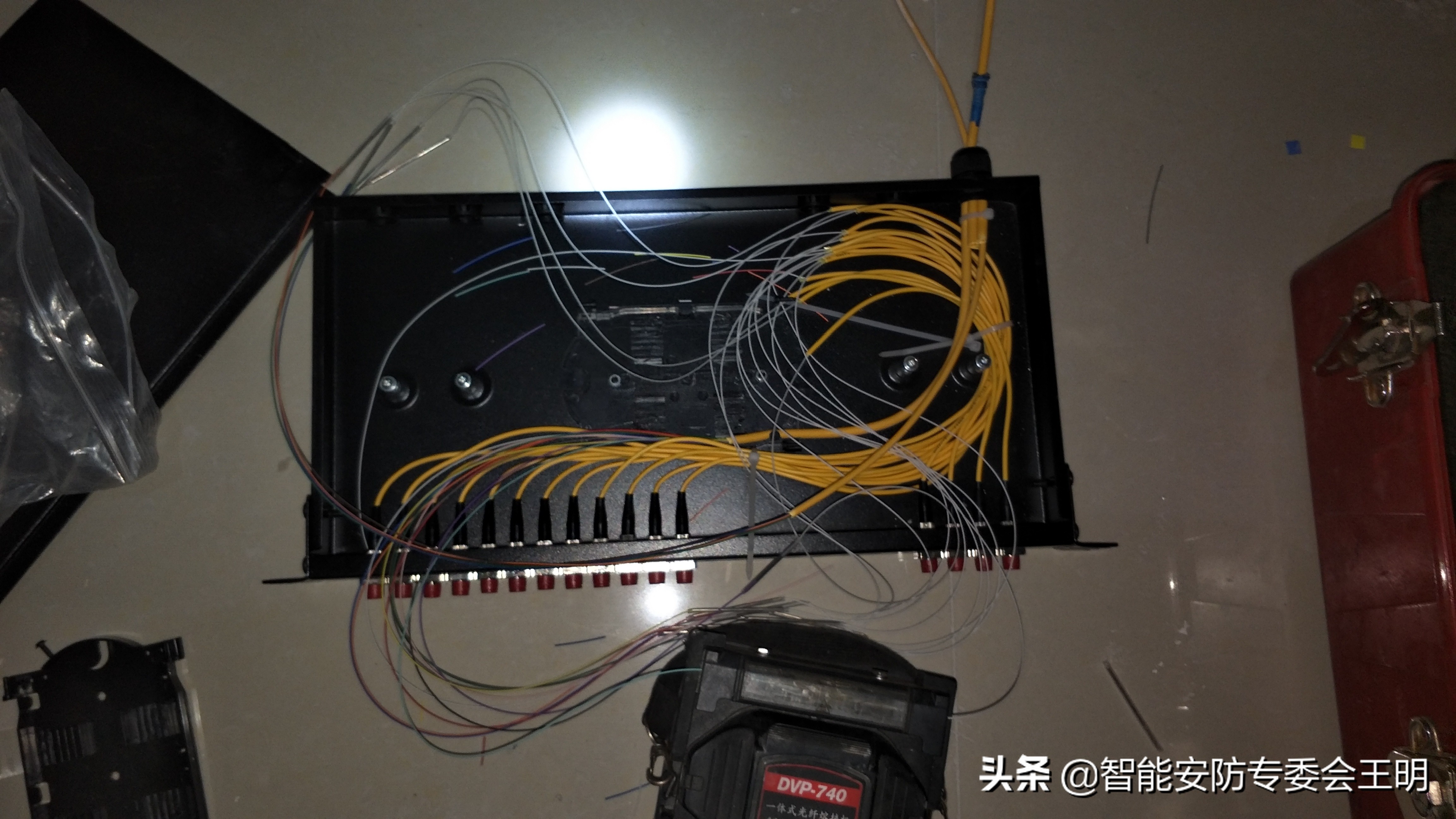 新型光纤熔接施工案例,风电场光纤熔接图纸