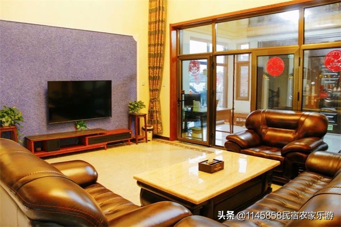 北京延庆海棠阁民宿,延庆龙庆峡冰灯附近民宿