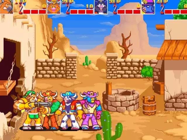 那些可以四人玩的街机游戏，不怕虎一样的敌人