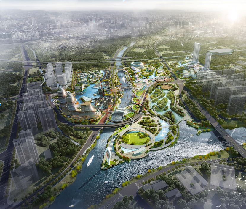 中山市欢乐海岸航拍,中山市欢乐海岸的整体规划