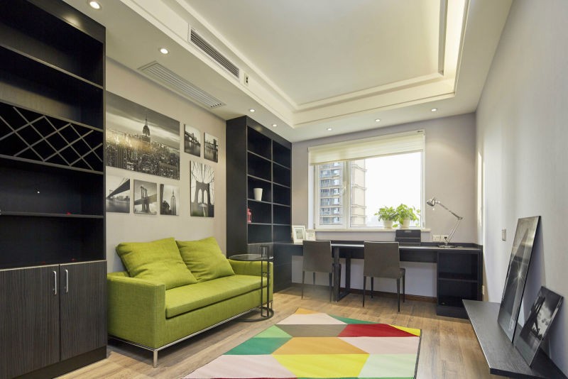 140平米现代简约家装效果图,102平米两室一厅装修现代轻奢