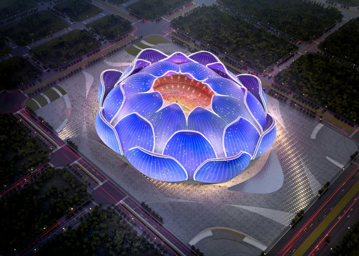 广州恒大新足球场最新建设,最美球场震撼来袭广州恒大足球场