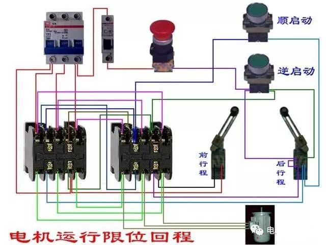 费控电表外置断路器接线图,脱扣断路器接线图带三相电表