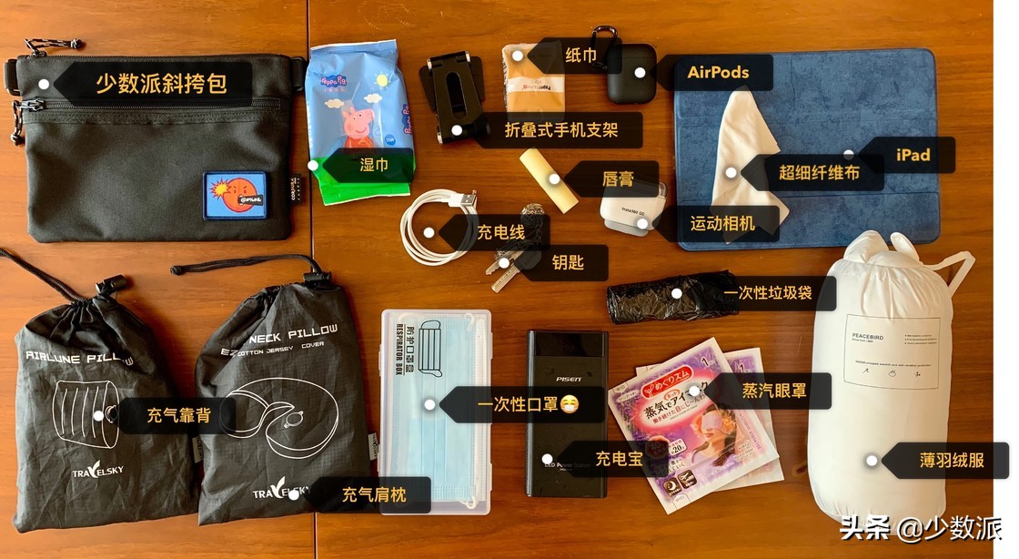最全的出差必备清单,一年300天都在旅行