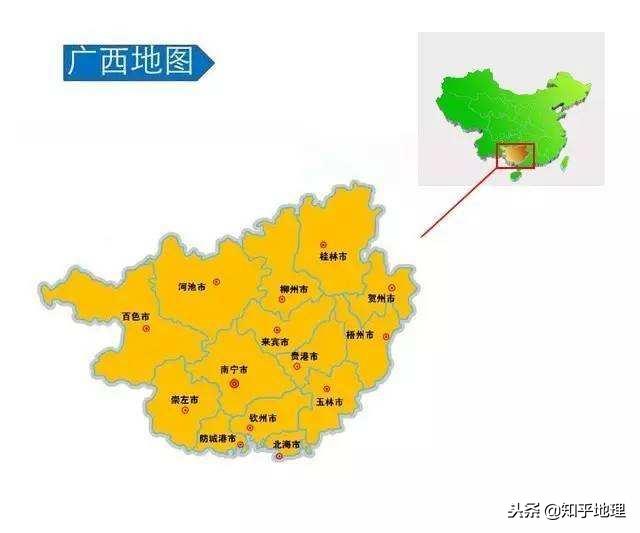 广西壮族自治区是什么气候,广西自然区位