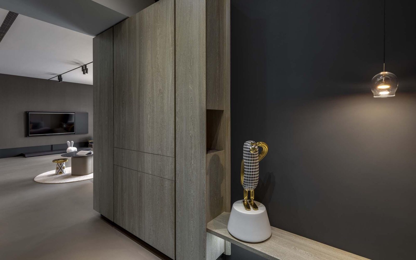 101平东户三房两厅两卫简约装修,3房二厅现代简约装修风格