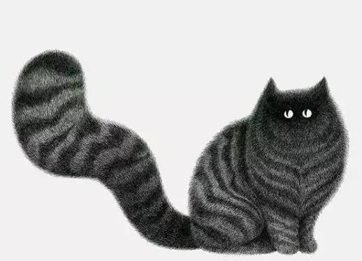 她用2元针管笔作画便惊艳了世界,他用粉笔画了一只猫