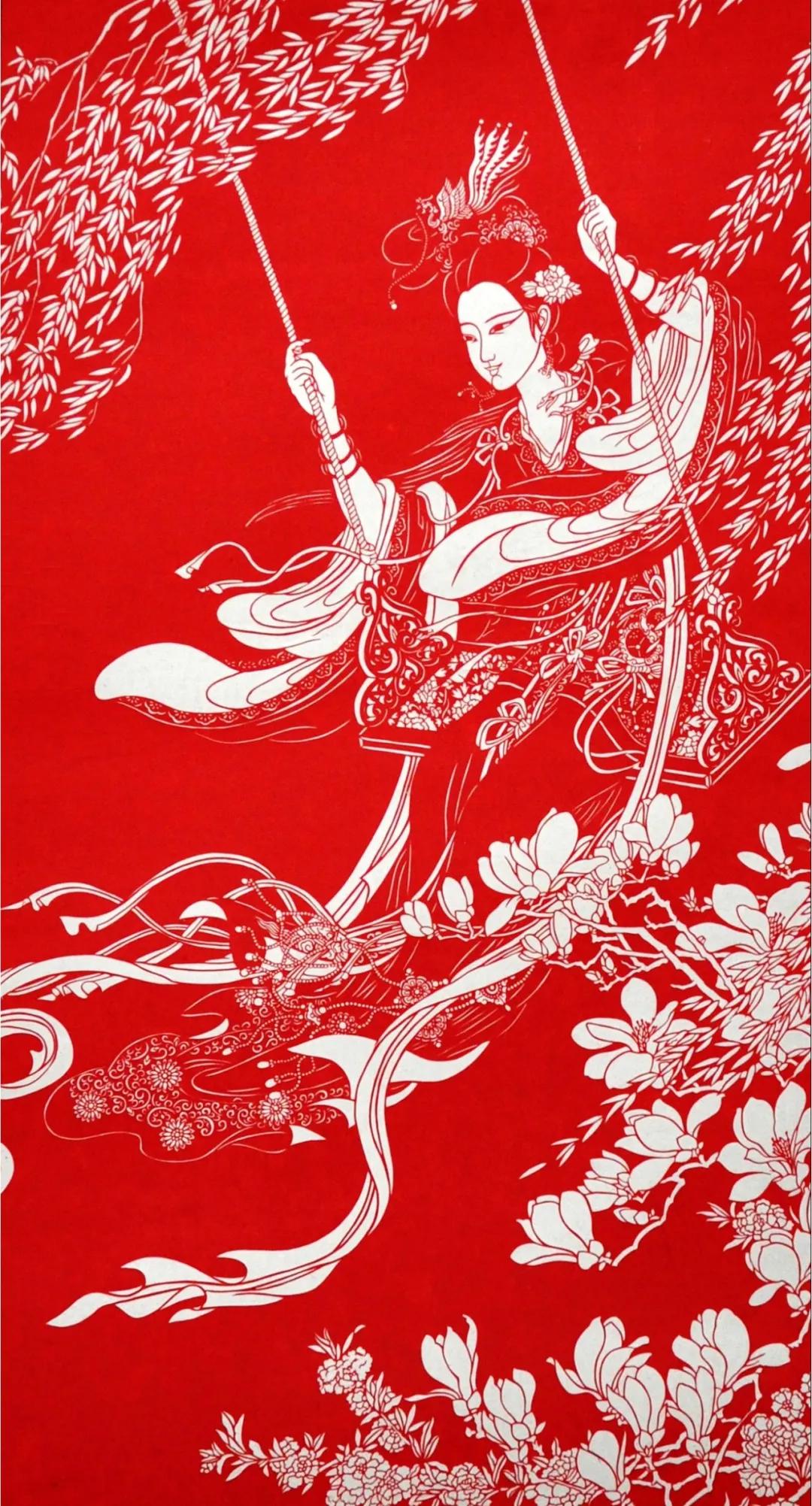 东北大姐剪纸被误认为是油画,东北民间美术剪纸