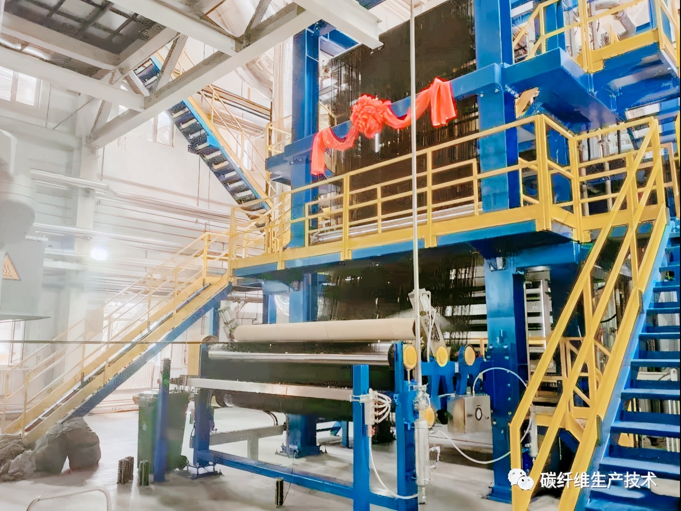 这个核心装备有望打碎国外*锁封**，精功科技完成首条千吨级碳纤维生产线国产化