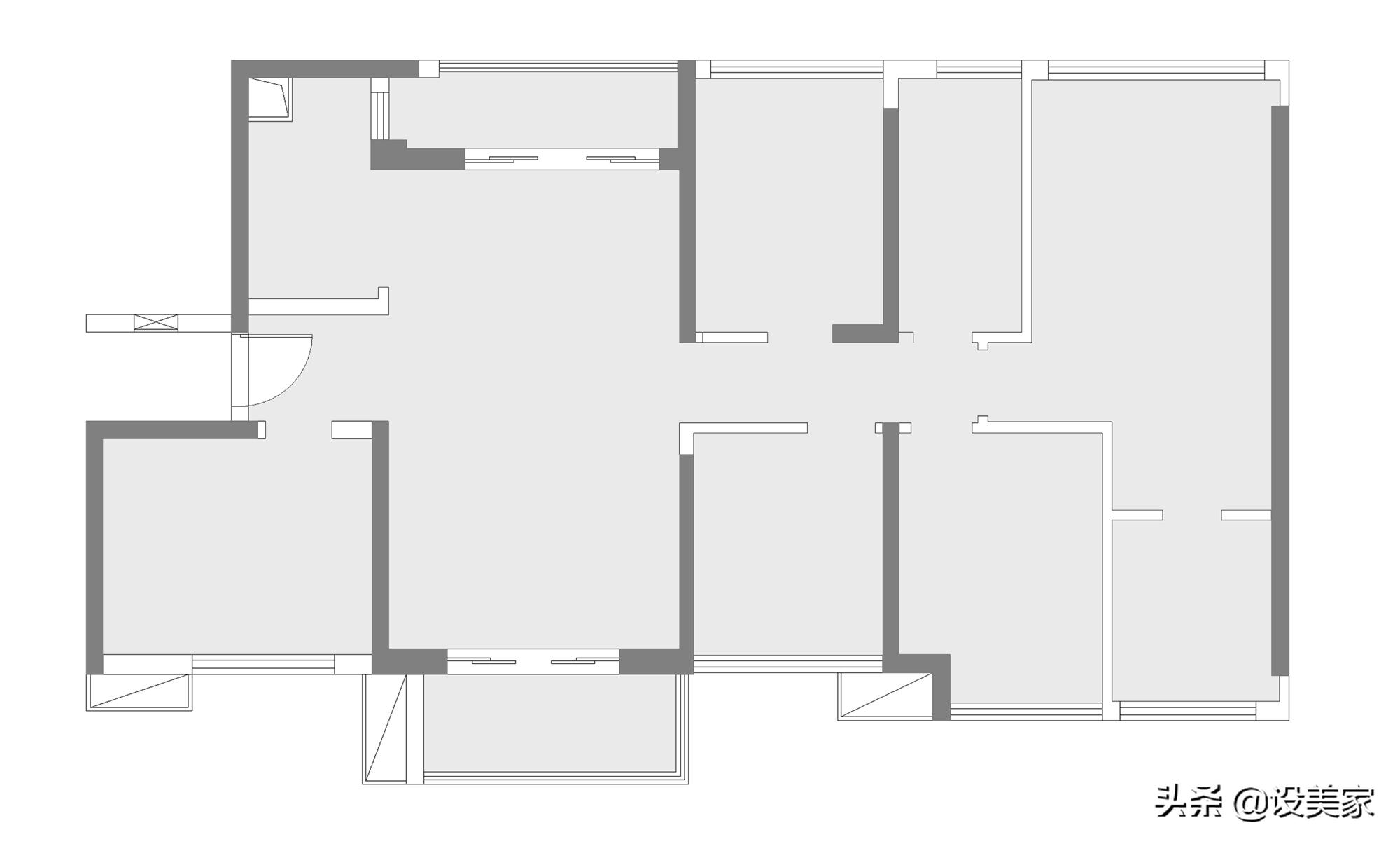 入户门对厨房和餐厅怎么化解最好,厨房窗户采光差怎么办