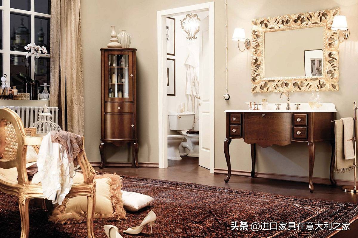 浴室柜最新款图片轻奢简欧,浴室柜款式法式轻奢