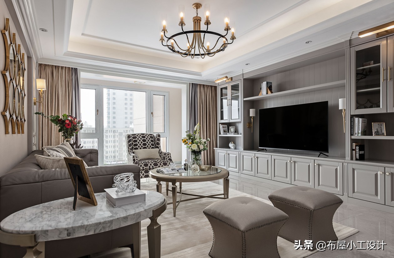 布屋小工丨177㎡美式小轻奢，恰到好处的优雅之家
