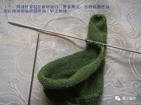 毛线手套的编织教程大全,毛线手套的编织方法图案大全