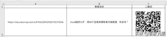 excel技巧制作二维码教程,excel小技巧学会了吗
