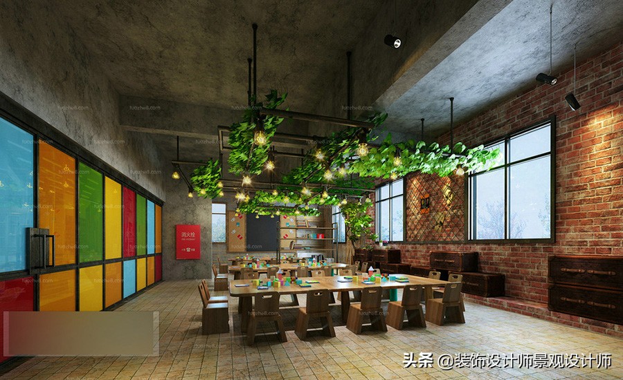 幼儿园课桌椅,幼儿园设计案例效果图