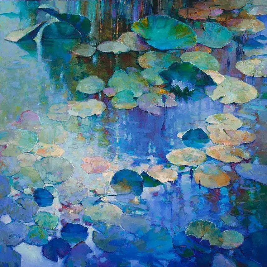 三个画家笔下的雪景,三位油画家的风景画