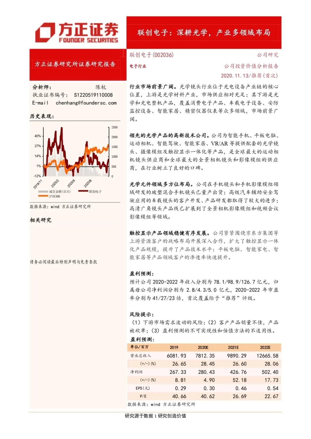 联创电子触控股份有限公司,联创电子