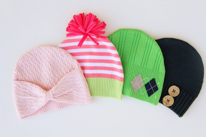 给自己做个漂亮的帽子,做一个可以戴的可爱帽子