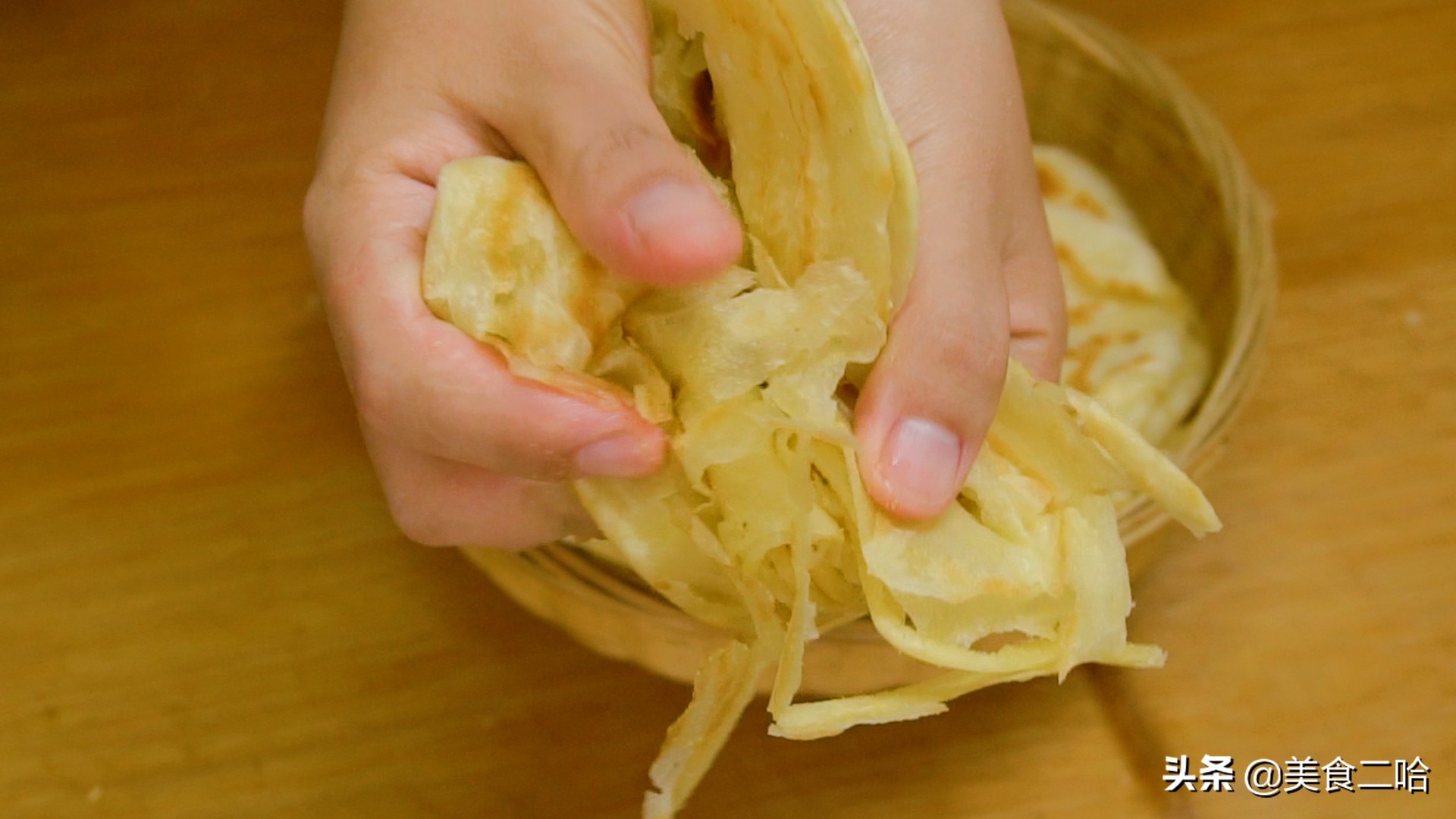烙饼不起层,烙饼油酥不漏妙招