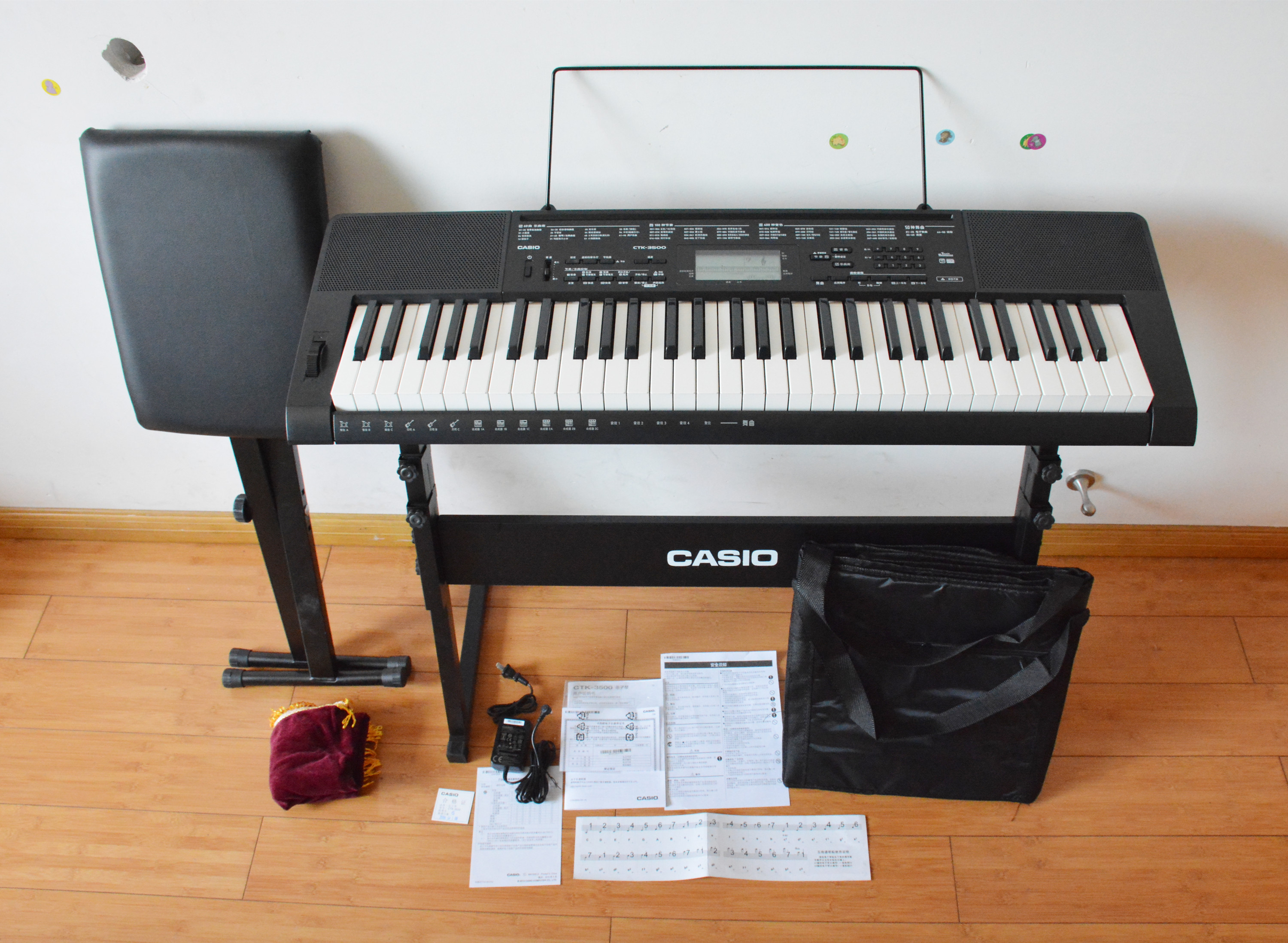 卡西欧电子琴节拍器使用方法,卡西欧x5000电子琴使用教程