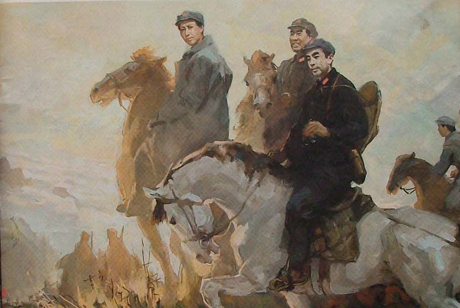 胡志渊油画作品欣赏,沈尧伊《彝海结盟》油画作品