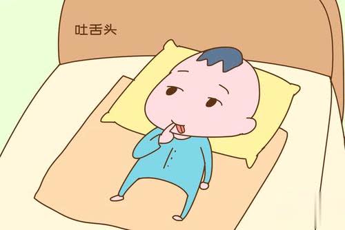 六个月宝宝经常吐舌头怎么回事,六个月宝宝老是吐舌头正常吗