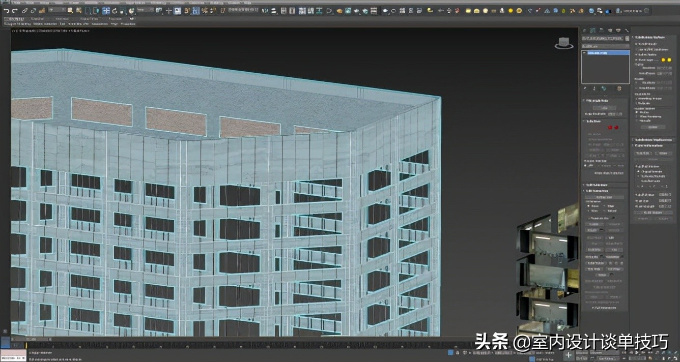 一位学员制作室外效果，一天完成整个过程，劳动报酬2K