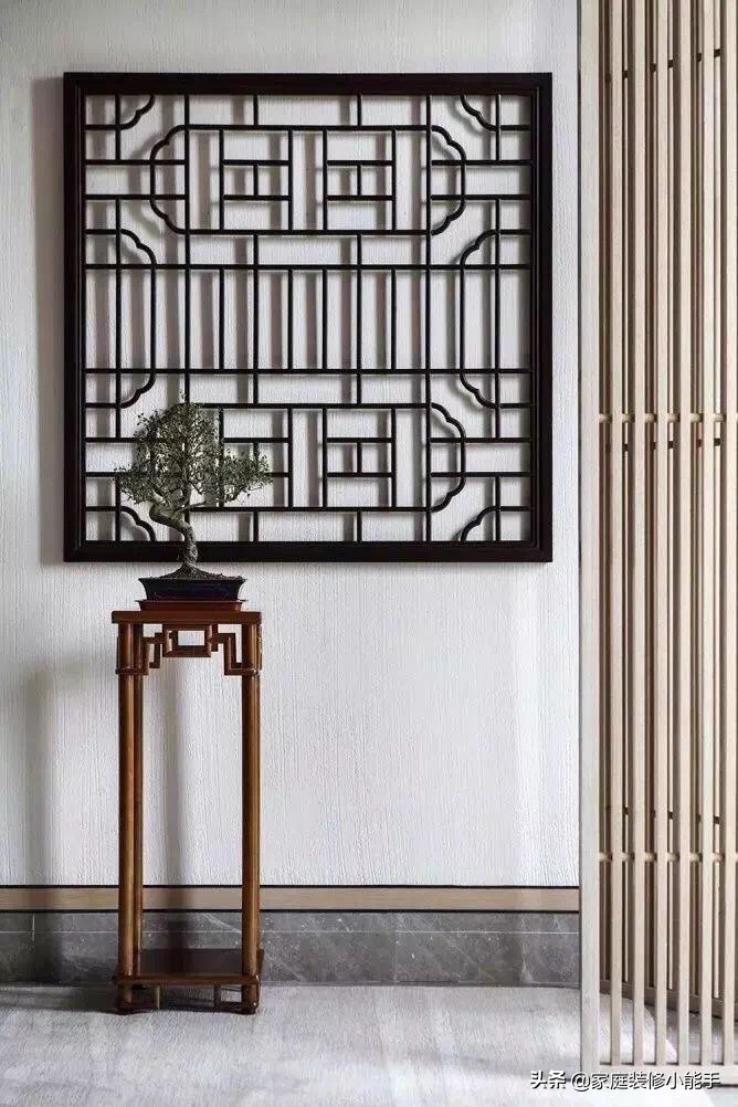 中式装修风格屏风,中式室内设计屏风