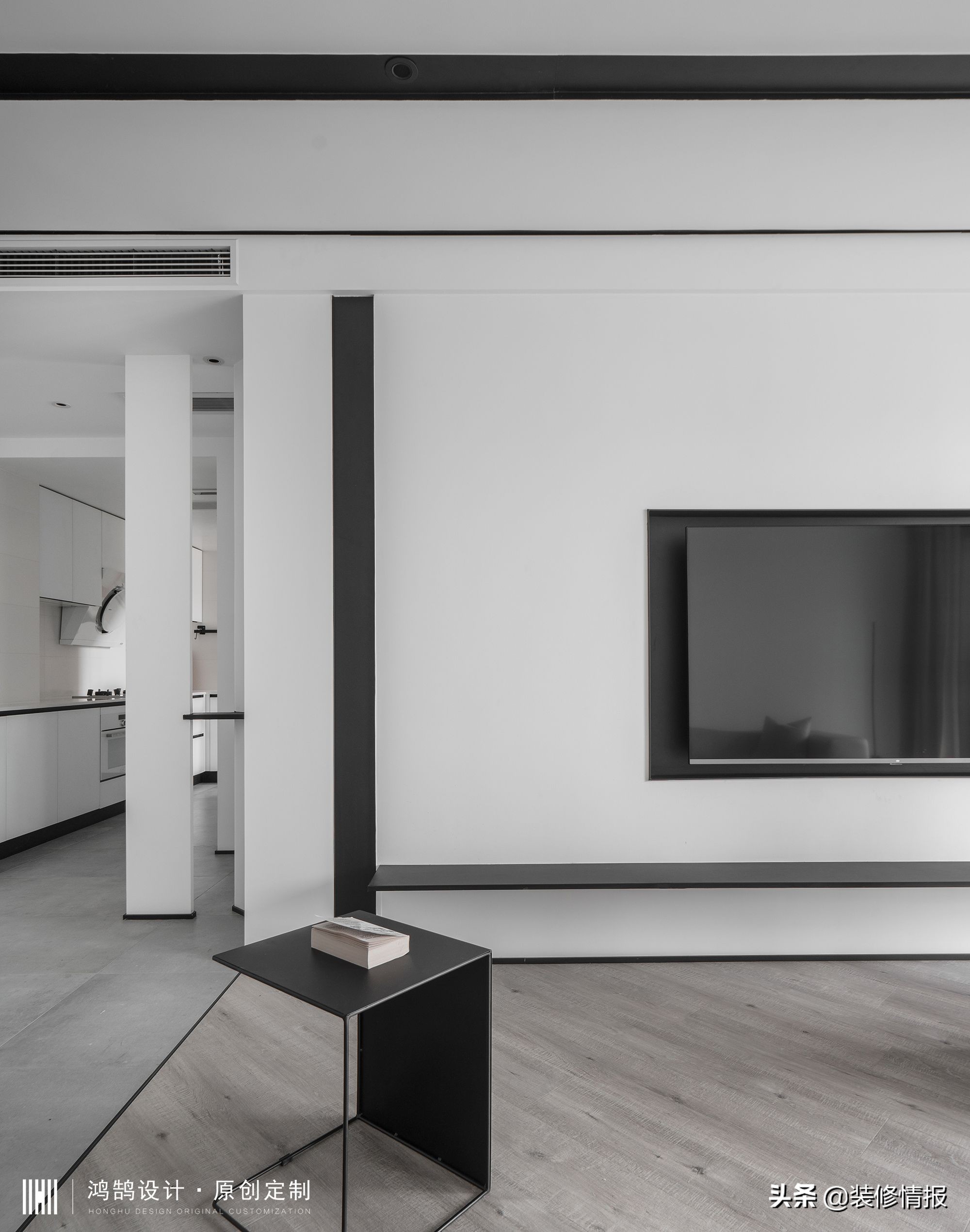 极简三代同堂效果图,极简风一家三口