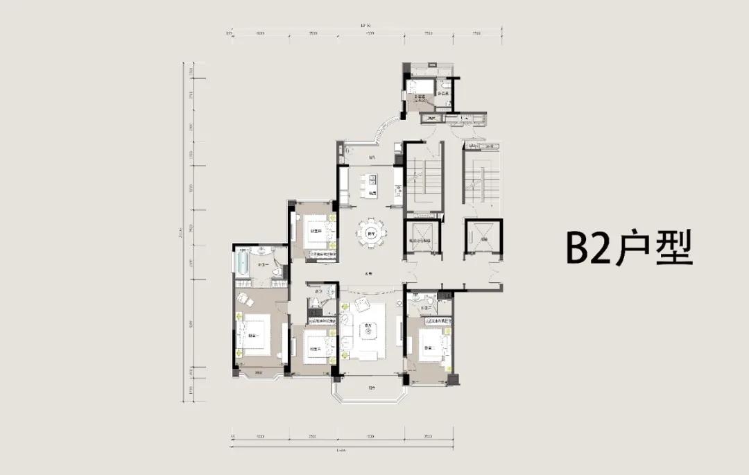 403平米大平层豪宅,332平方大平层江景