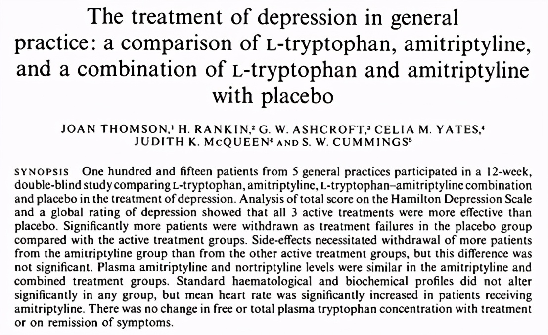 抑郁是补充色氨酸还是五羟色胺好,抑郁症补充5-羟色胺