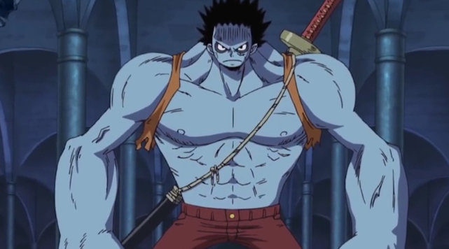 海贼王路飞的沙雕操作,海贼王路飞前期强力的形态