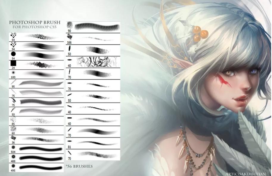 插画肌理笔刷怎么用,插画笔刷怎么设置paints