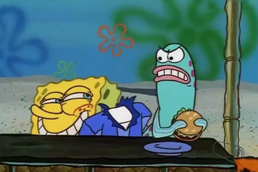 海绵宝宝被人说丑,海绵宝宝脏裤子