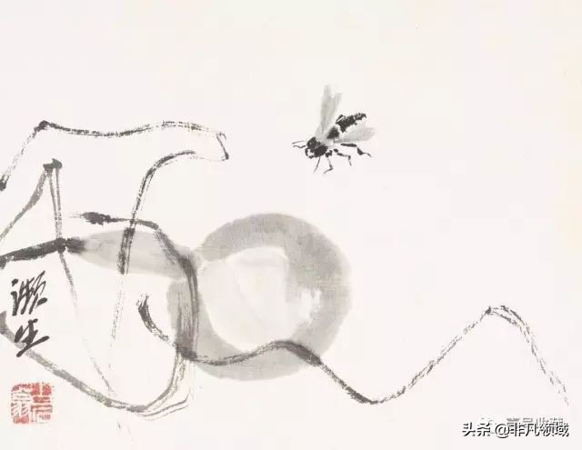 齐白石葫芦作品,齐白石葫芦寓意