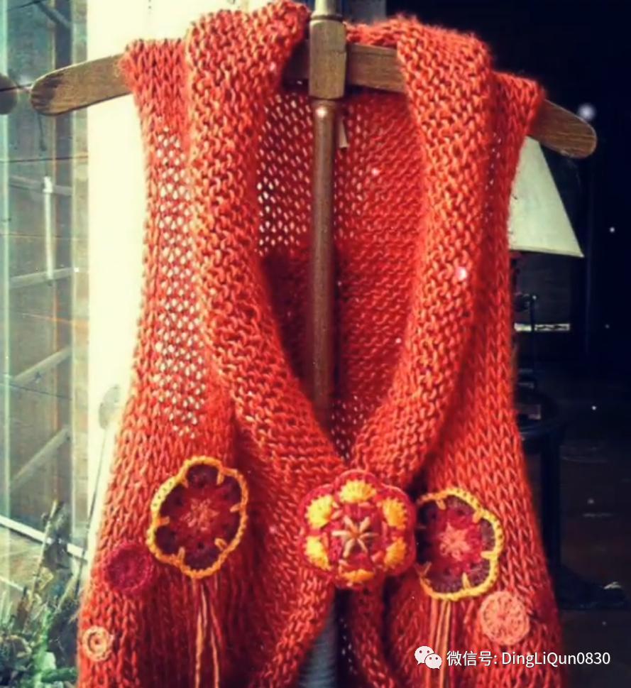 30款漂亮的针织开衫设计,针织祖母格开衫