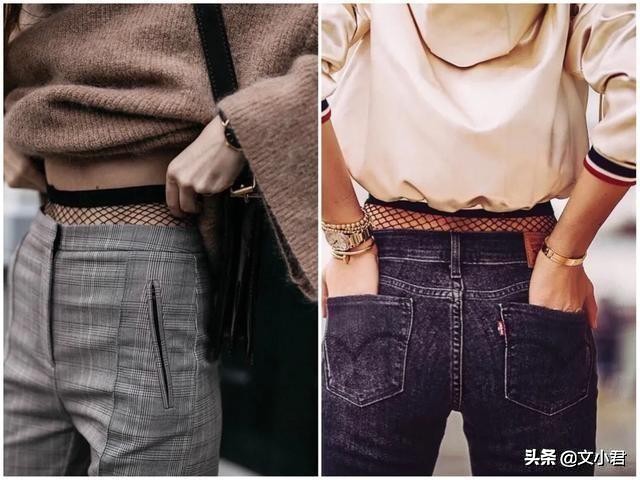 再穿长裤你就out了，性感吸睛的渔网袜，腿精女孩通常这样穿